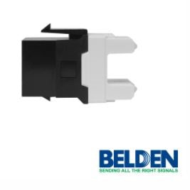 Conector Modular Jack Rj45 Cat6 BELDEN AX101321 Estilo Keyconnect Negro - Conector Modular Jack Rj45 Cat6 BELDEN AX101321 Estilo Keyconnect Negro -